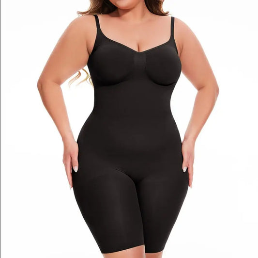 SEAMLESS Postpartum Abdomen Shapewear Sculpting Short Mid-Thigh Slimming Body Shaper For Women Tummy Control Slimmer
